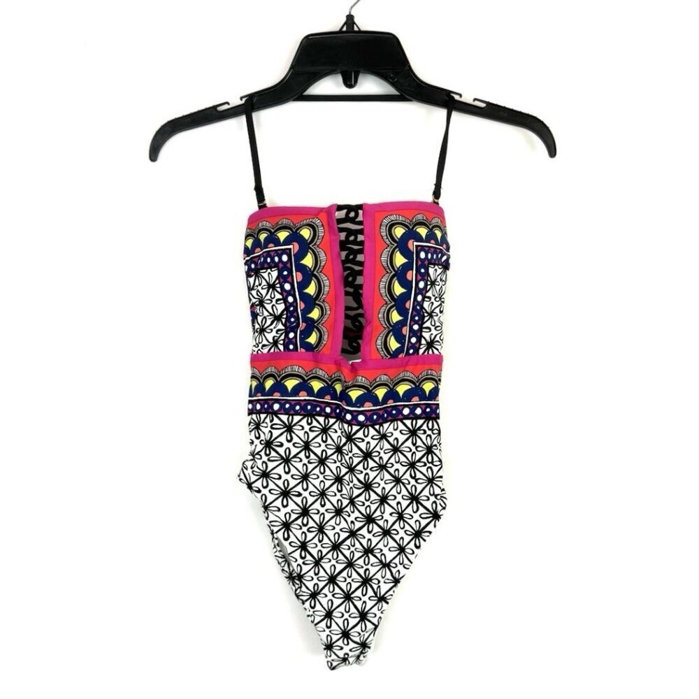 Trina Turk Women’s One Piece Halter Swimsuit Size 0